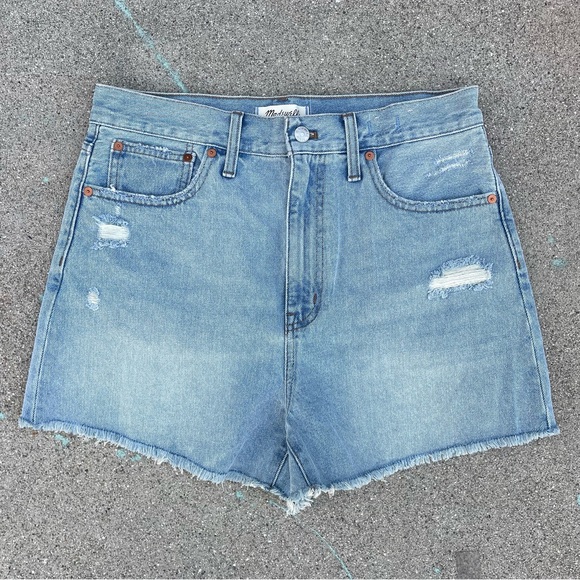 Madewell the Momjean shorts size 29 Jorts preloved vacation Hawaii Florida NY - Picture 7 of 8